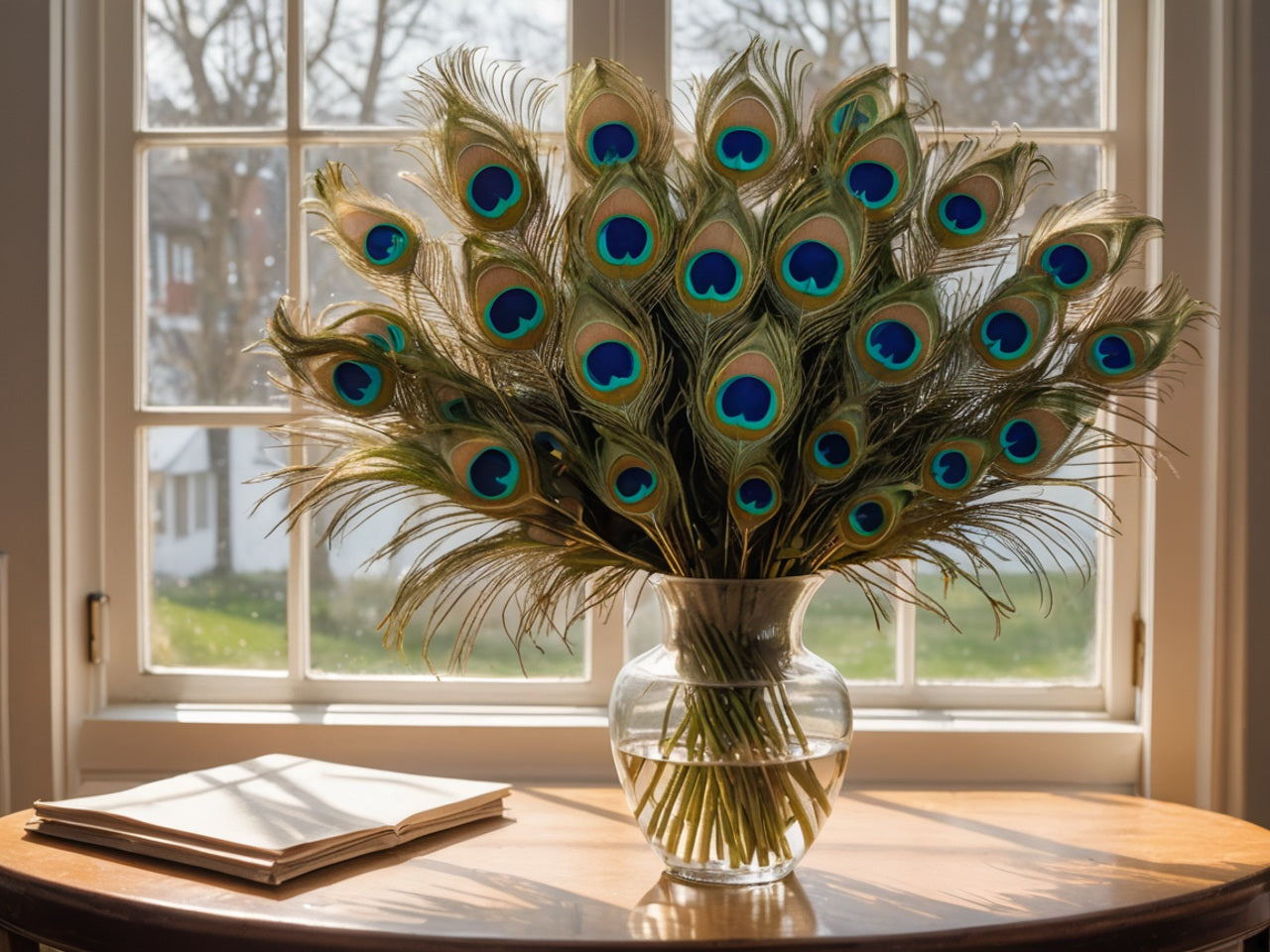 Plume De Paon Dans Une Maison