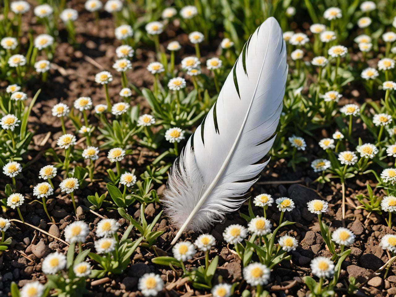 Plumes blanches trouvées Signification, croyance et symbolisme Plumes Naturelles